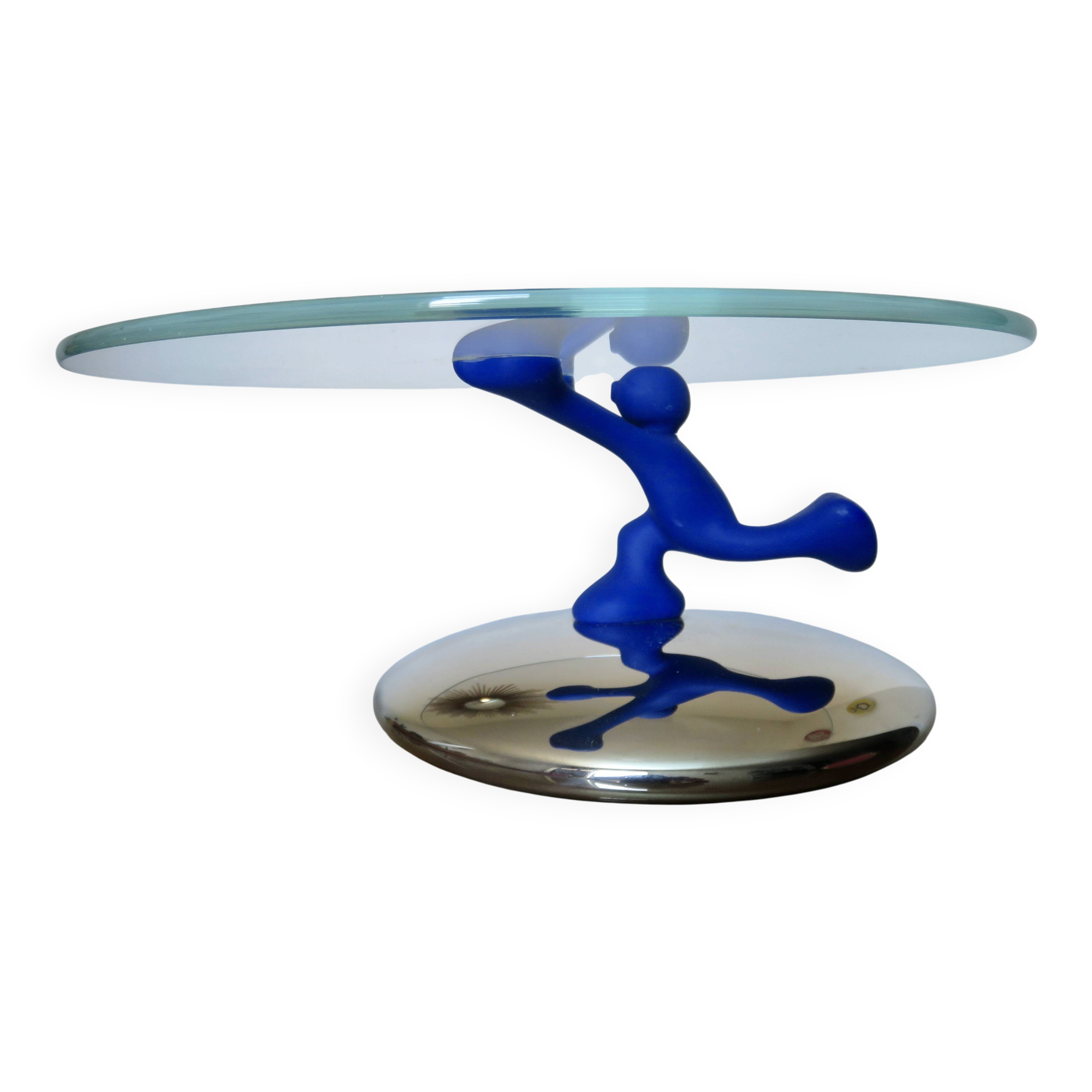 Plateau "Bimboveloce" Running Man, Alessi, design by Mattia di Rosa, 1999