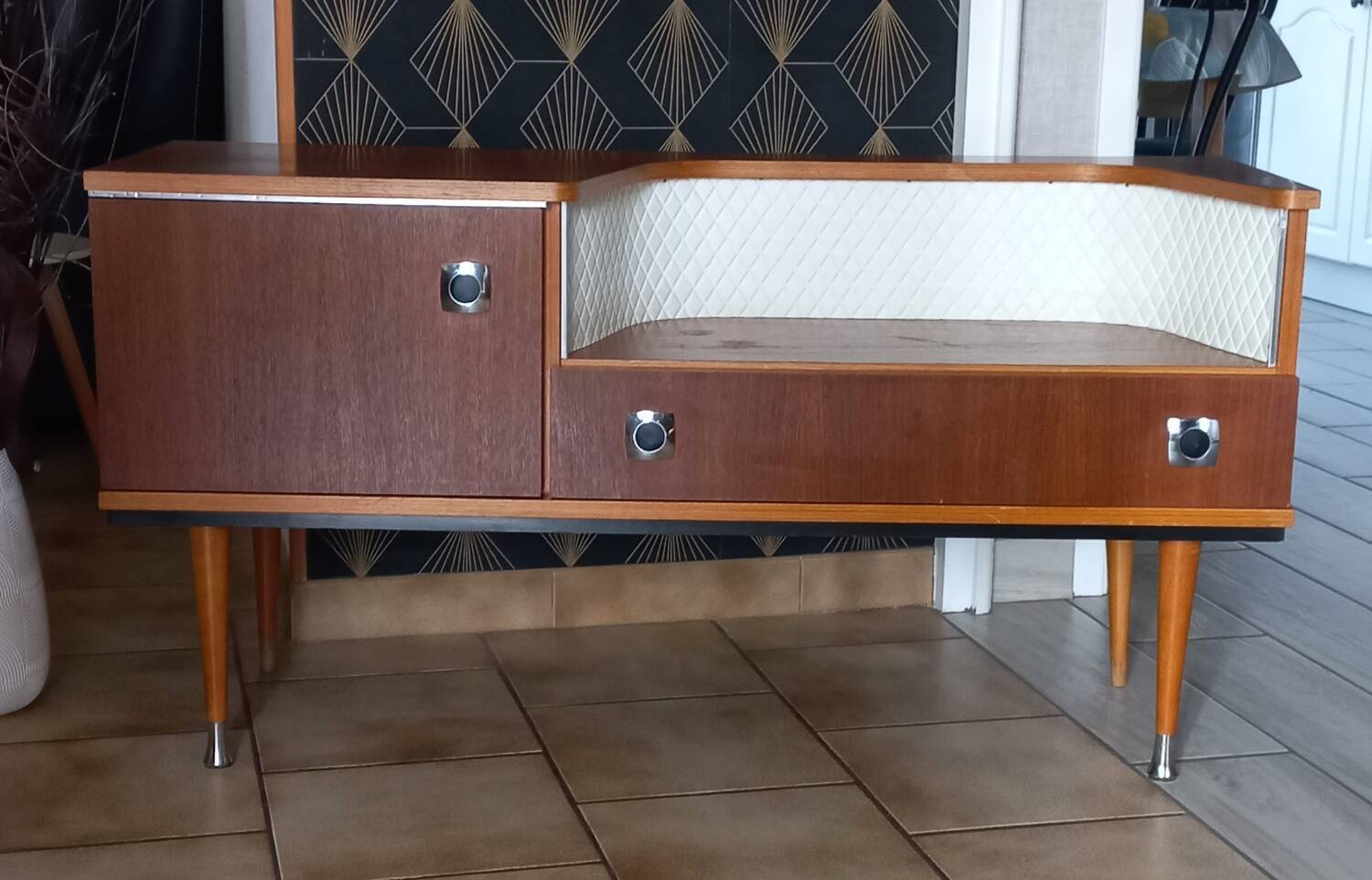 Old telephone or entrance cabinet