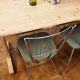 Set of 4 restored vintage chrome chairs.
