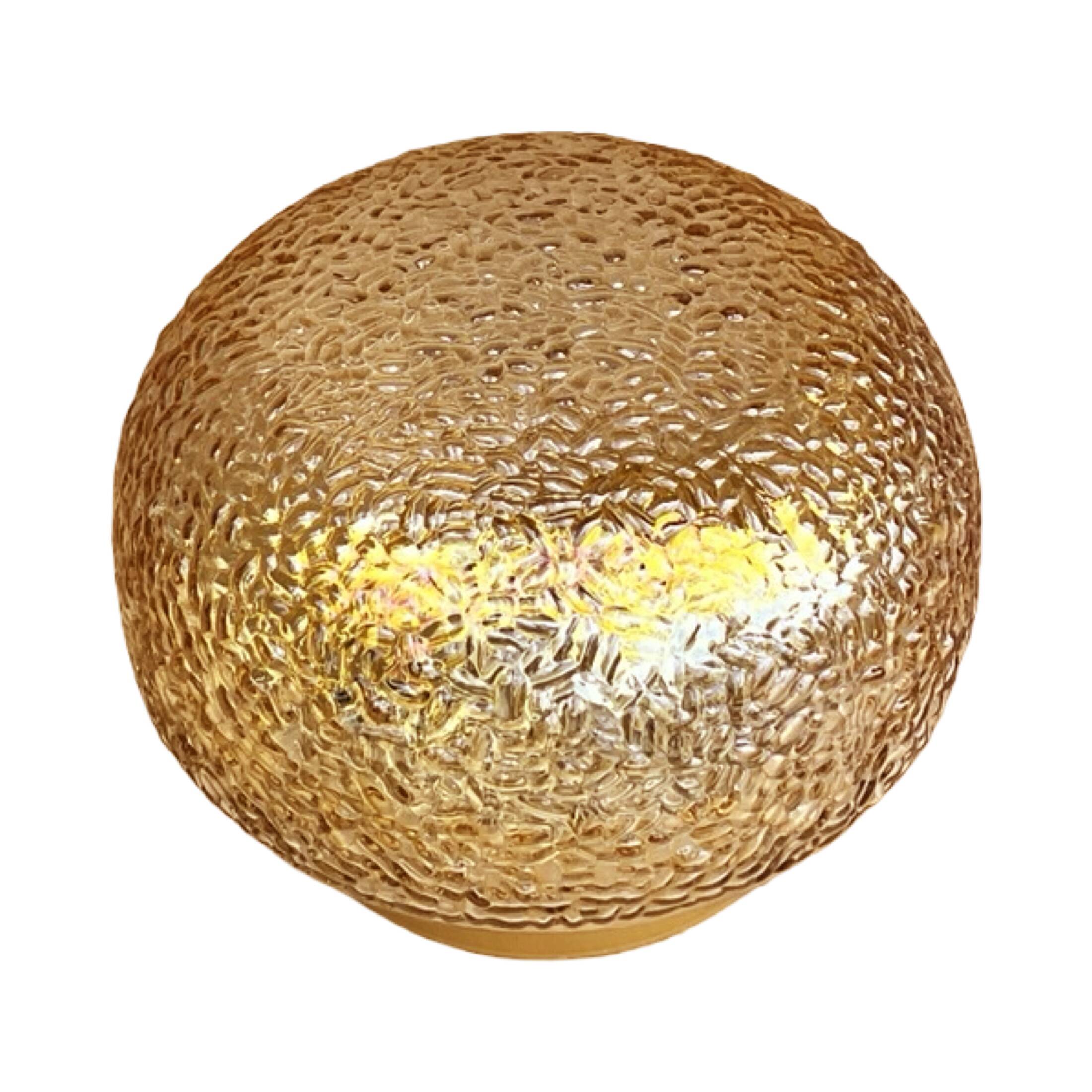 Ceiling lamp, VEB Beleuchtungsglas Kombinat Goerlitz, Germany, 1970s.