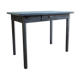 Metal kitchen table with gray speckled enameled top from the 1940s