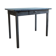 Metal kitchen table with gray speckled enameled top from the 1940s