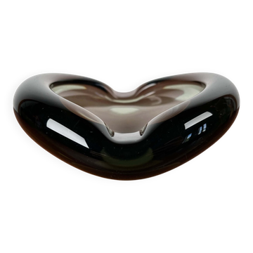 Mid-Century Danish Glass Ashtray by Per Lütken for Holmegaard, 1962