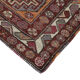 Handwoven one-of-a-kind anatolian purple runner rug 91 cm x 375 cm