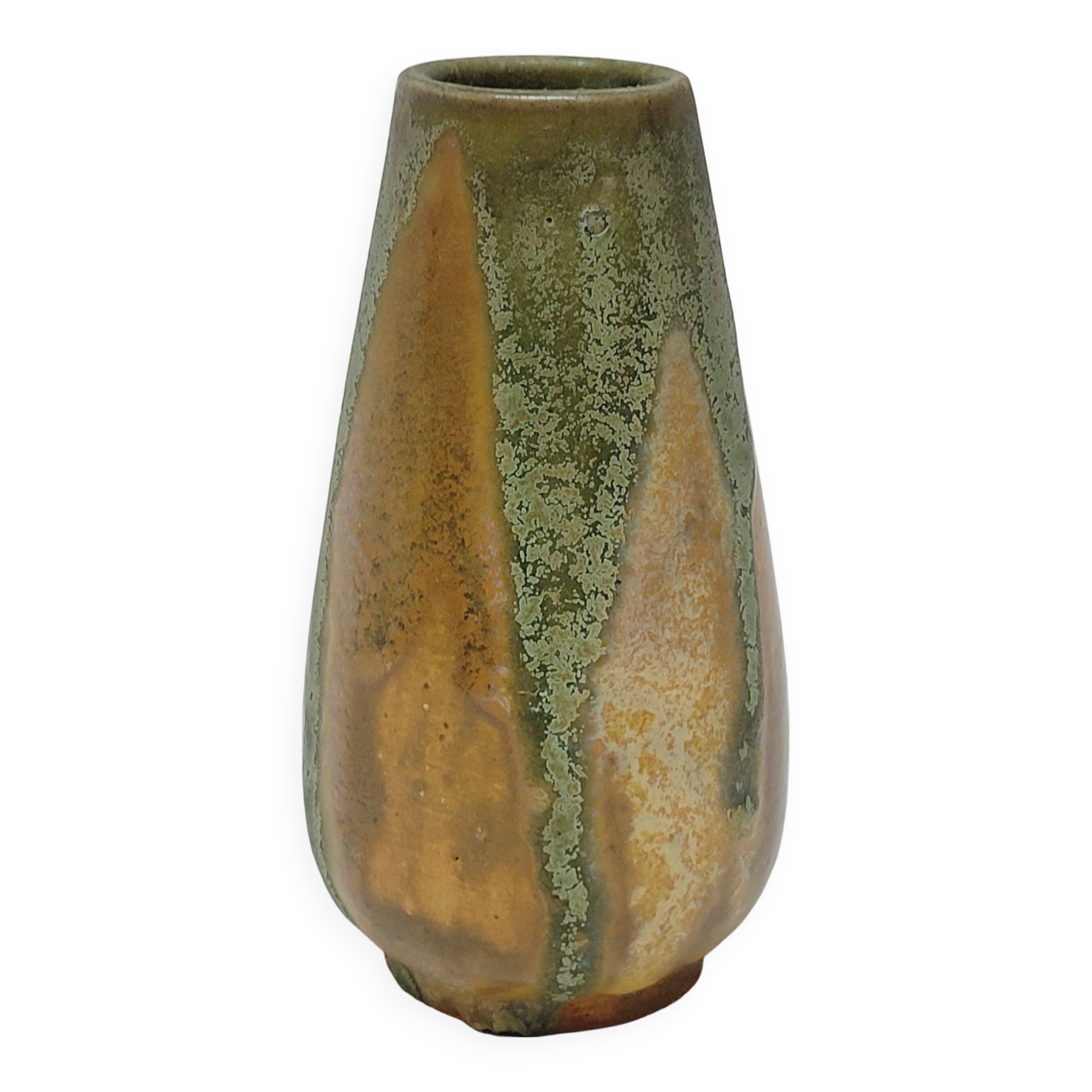 Enameled Stoneware Vase L'artisan L Artisan Pratique Art Nouveau Style Denbac