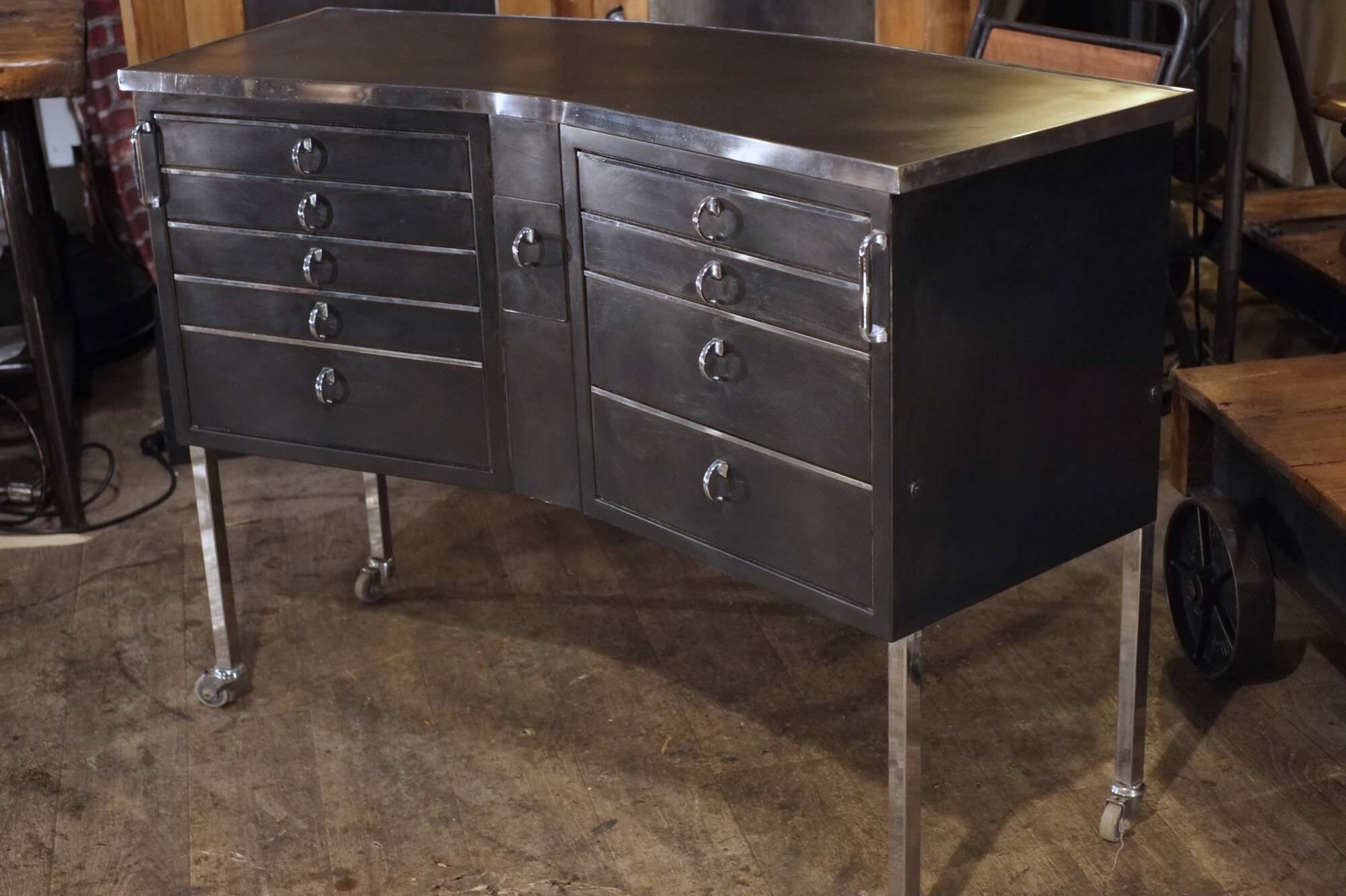 Vintage dentist furniture Gallus 1970