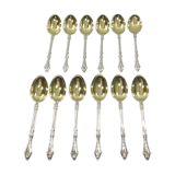 12 teaspoons art nouveau Christofle