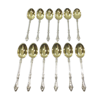 12 teaspoons art nouveau Christofle