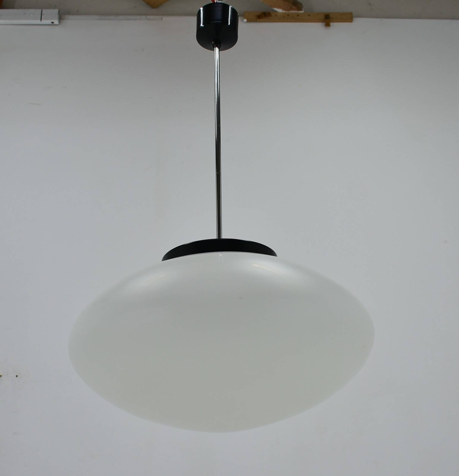 Mid-Century Glass Pendant by Jaroslav Bejvl for Kamenicky Senov, 1960's