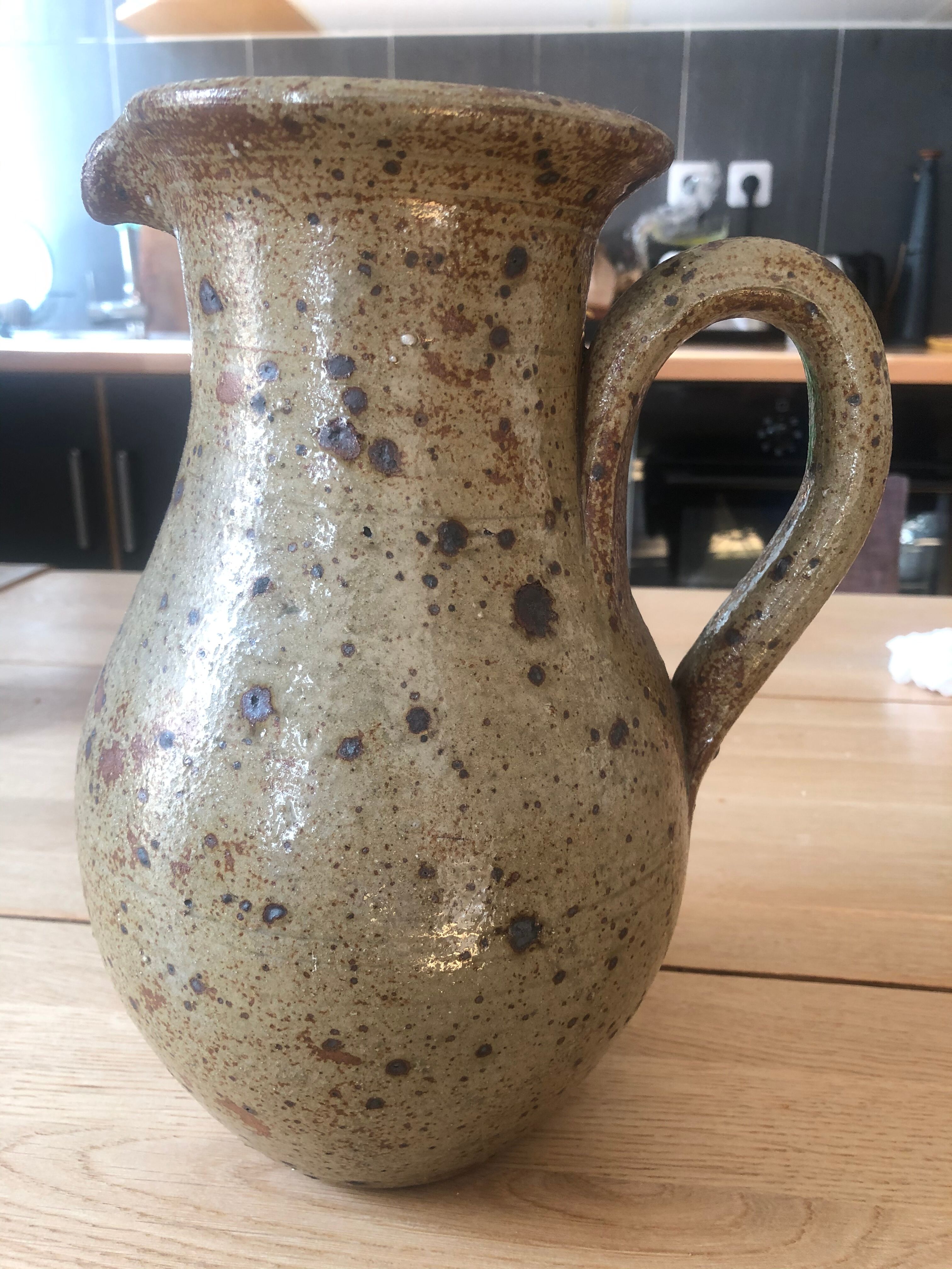 Sandstone pitcher vase