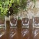 Set of 4 crystal whisky glasses from Sèvres.