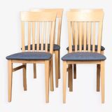 Pair of vintage beech chairs