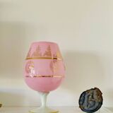 Large Italian opaline cup with small relief cameos.