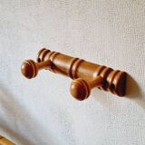 Mini wooden coat rack