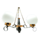 Chandelier du milieu du siècle, Pologne, années 1970