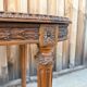 Louis XVI style piano bench in carved wood and caning