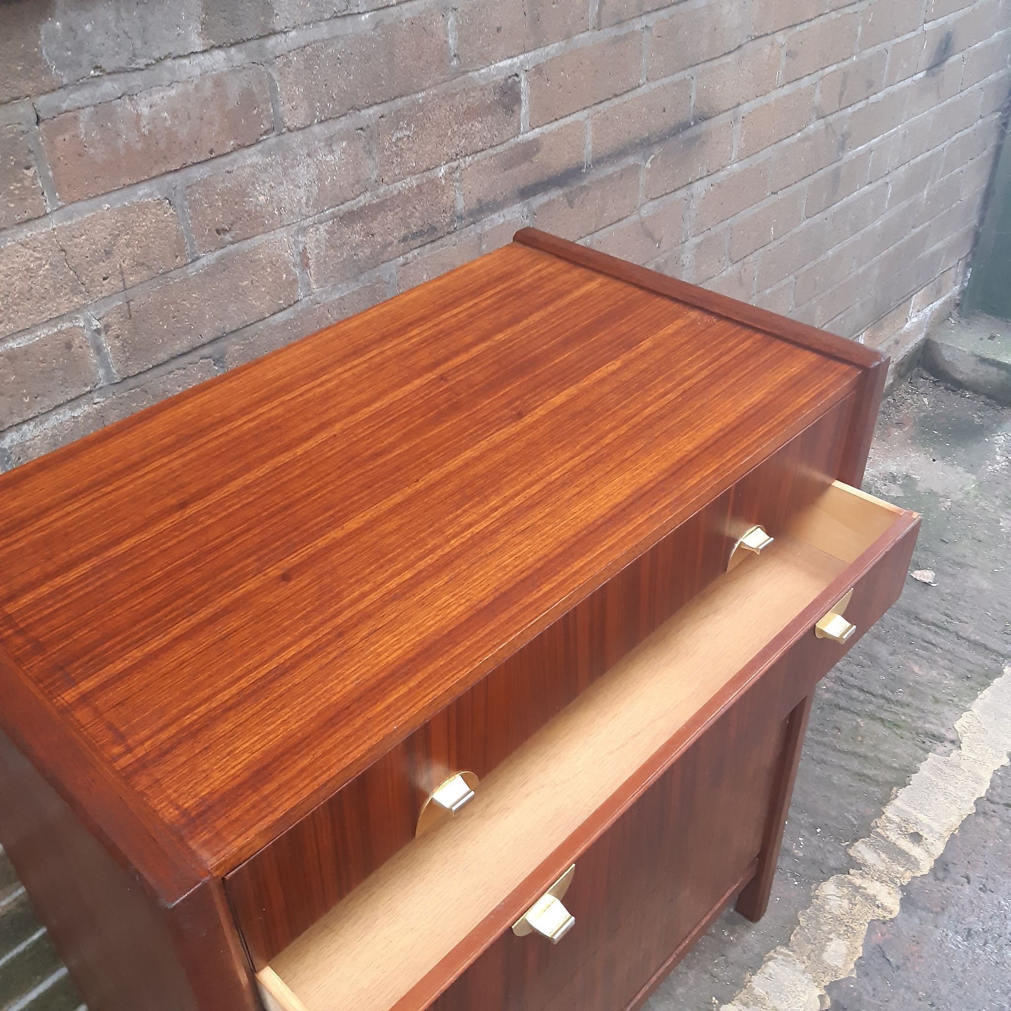 Mid century chest of drawers retro vintage furniture