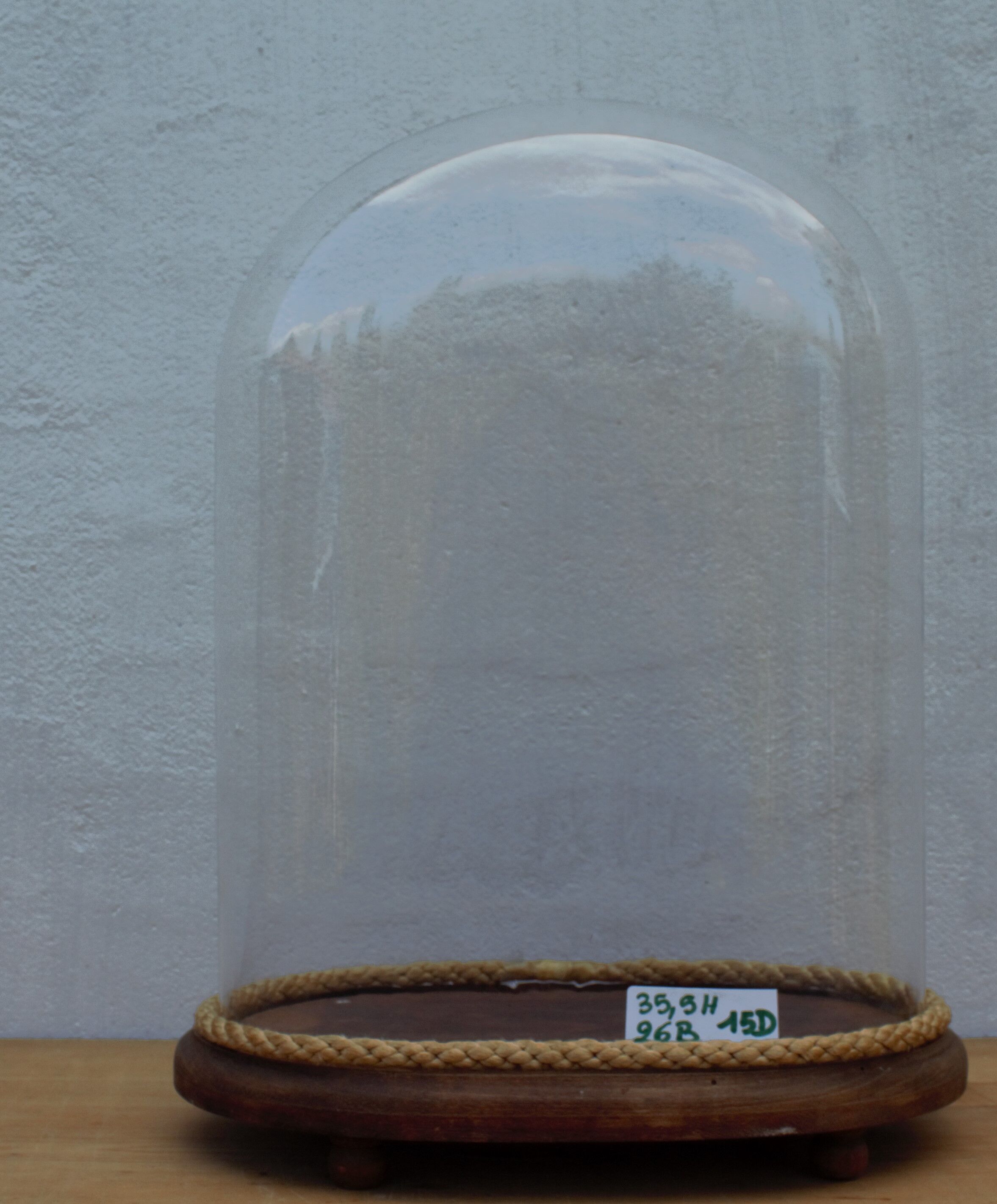 Old wedding glass globe