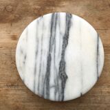 70' white marble ashtray