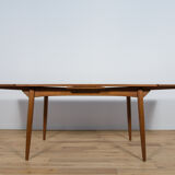 Table à manger en chêne extensible danois du milieu du siècle, années 1960