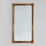 Large 20th century rectangle gilded Deknudt mirror in Baroque style, Belgiu