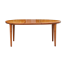 Table ronde extensible en teck Danemark années 1960