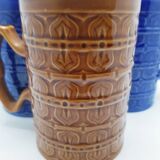 3 chopes à bière en céramique (Angleterre)