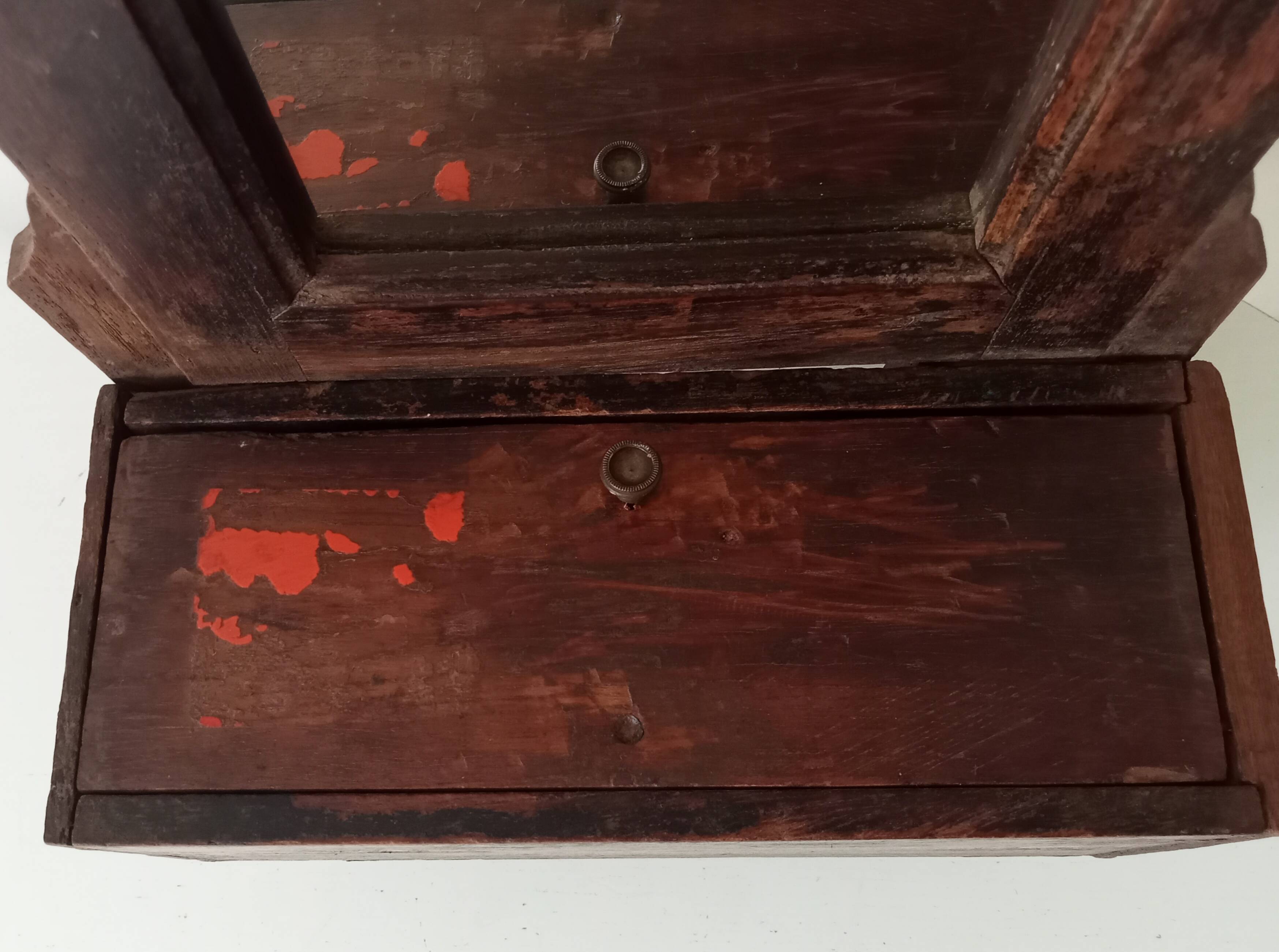 Antique Hindu barber's mirror