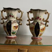 Pair of Saint Ghislain vases made in Belgium