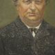 Antique Painting Portrait of a Man Signed Early 20th Century