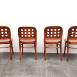 Serie 4 chaises bistrot