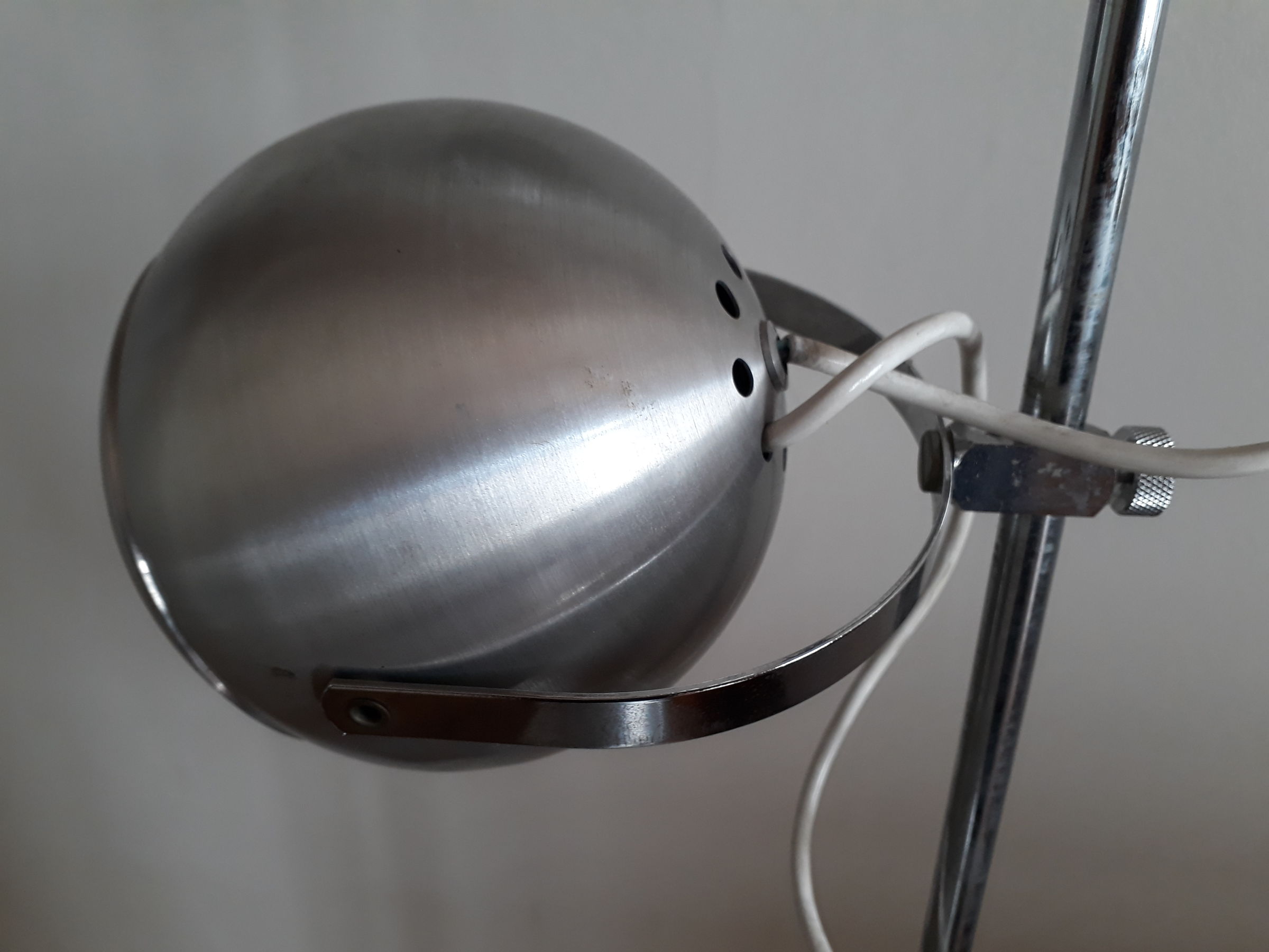 Lamppost eyeball aluminor 3 balls alu 1970