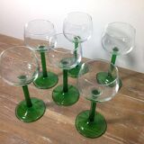 6 Alsace wine glasses