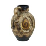 Vintage West Germany Fat Lava Drip Glaze Pottery Dumler Breiden Vase 36-40