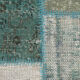 7x10 oversize teal green vintage rug 300x207cm