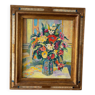 Bouquet of flowers signed Senac