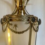 Bronze and polished glass suspension circa 1900