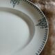 Oval plate in ironstone