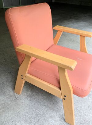 fauteuil bois Clair