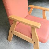 Fauteuil bois clair
