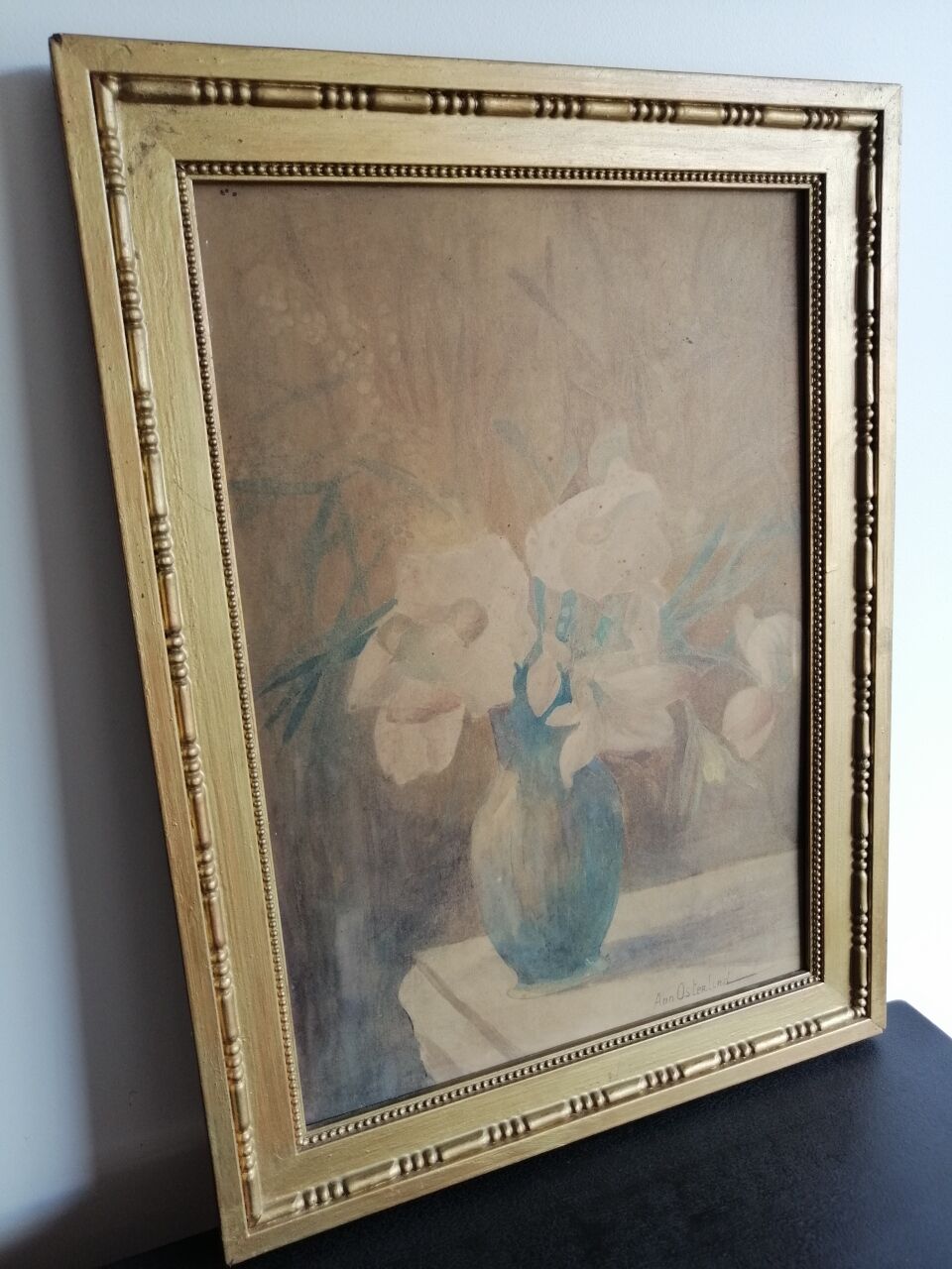 Watercolor still life bouquet of flowers