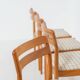 Ensemble de 4 chaises de salle à manger par H.W. Klein pour Bramin