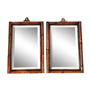 Duo de miroirs biseautés