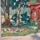 Original Swedish Oil on Panel – “House in Naantali” by John Rosenqvist – Signed – Vintage and Framed – 56.5 × 42 cm (22.2" × 16.5")