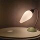 Lampe de table verte pastel et or, France