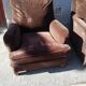 Pair of armchairs year 50 chocolate velvet