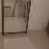 Miroir bambou bois sculpté