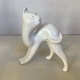 White ceramic cat