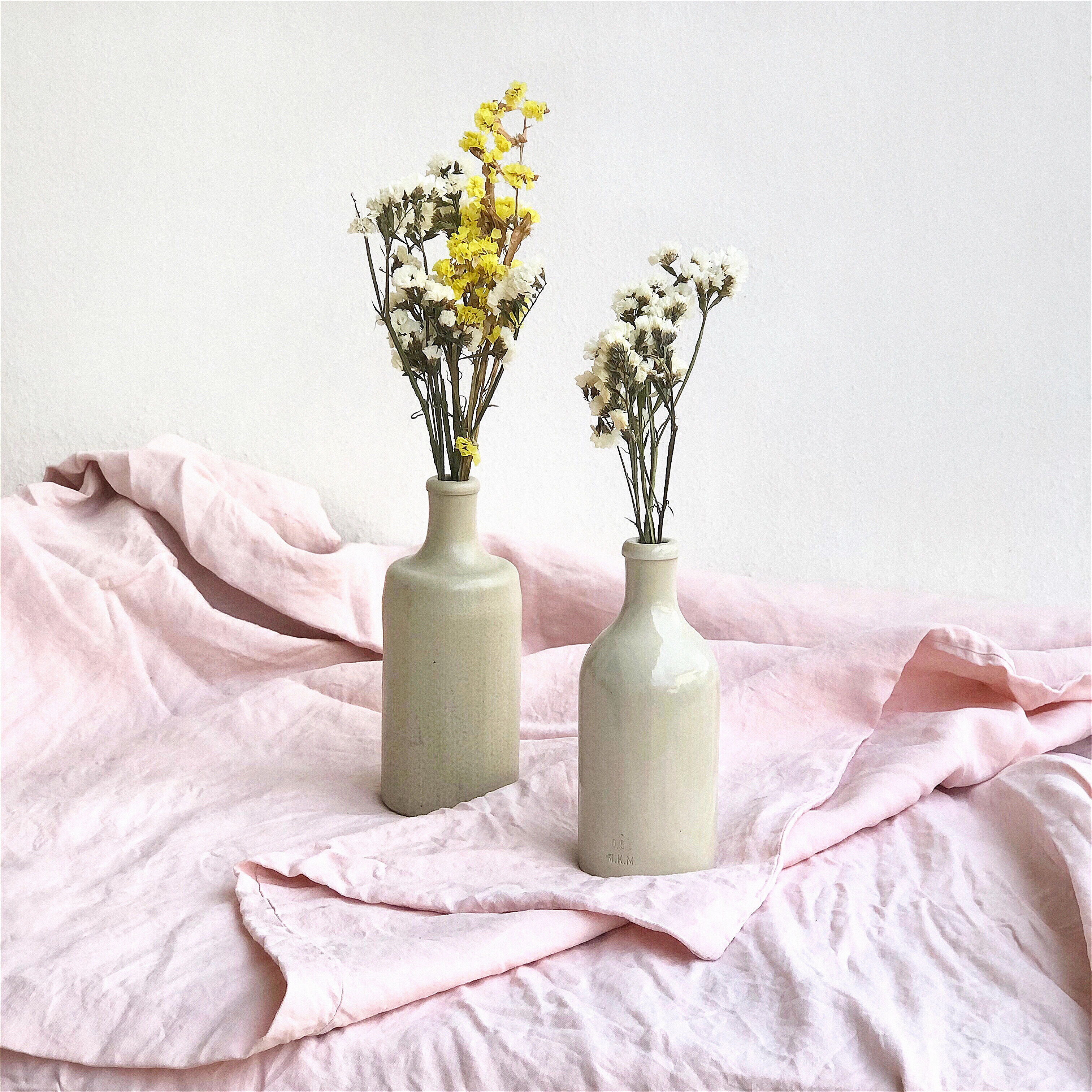 Old sandstone bottles