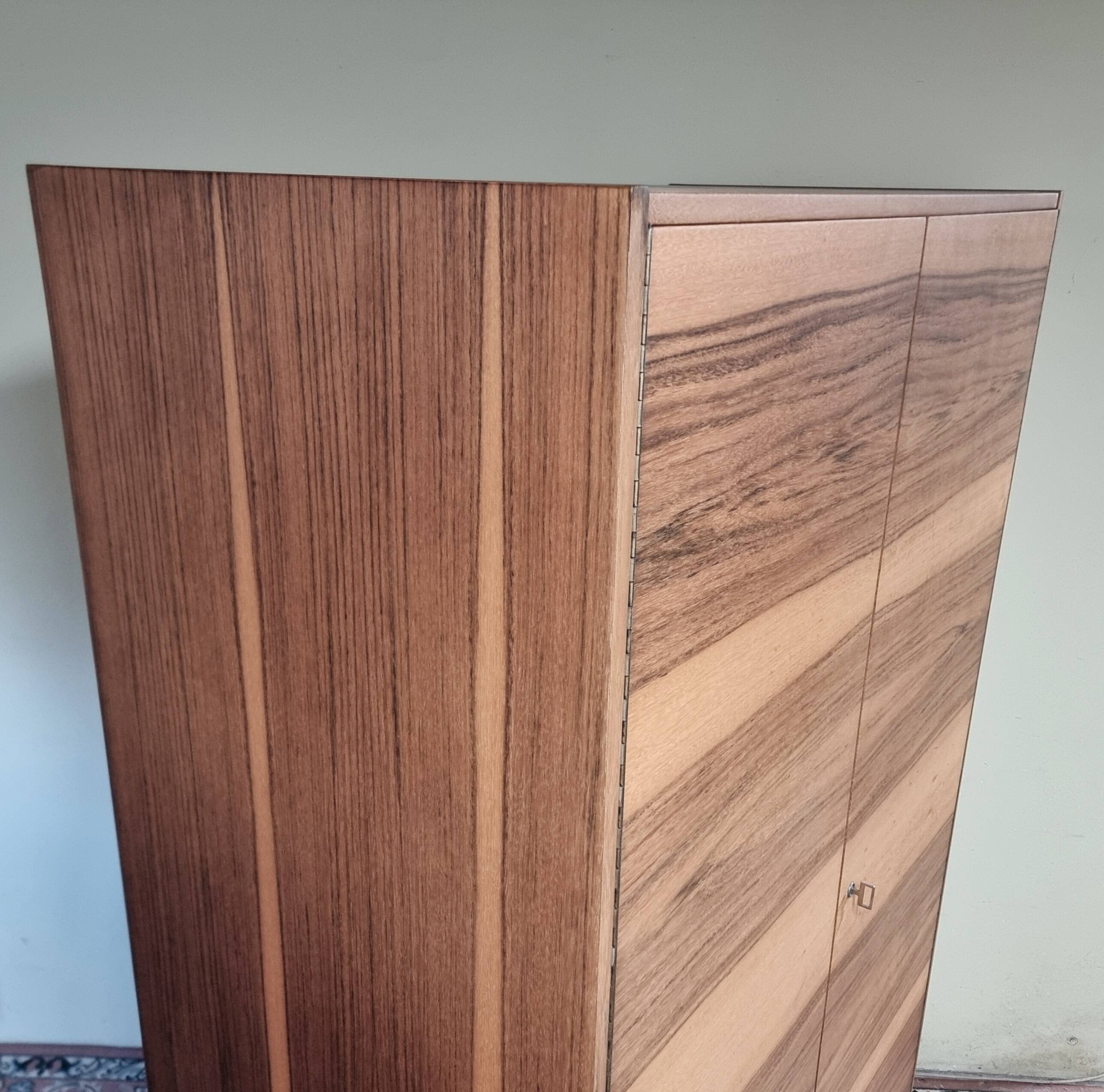 Vintage Wardrobe in Walnut, 1970s